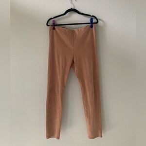 Lysse Pink Faux Suede Leggings